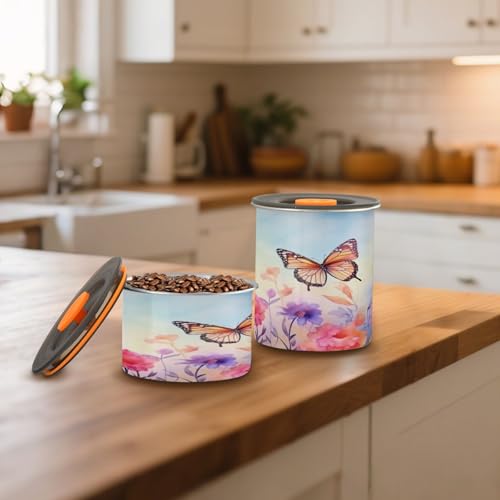 Envase para café hermético de acero inoxidable 17oz miniatura 6