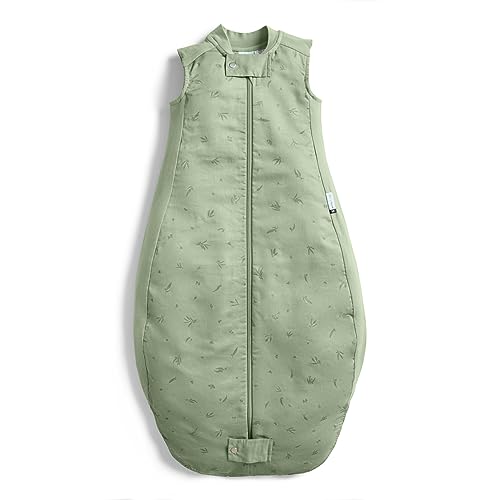 ergoPouch Premium Sleeping Bag 1.0 TOG, 2-4 Years, Willow Print – Organic Cotton 400-Thread-Count, Wide Fit, All-Season Comfort, Ideal For Room Temperatures (20–24°C)