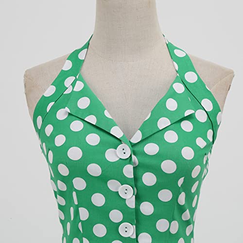 Vestido feminino de verão para outono, moderno, casual, sexy, de bolinhas, renda, frente única, deco