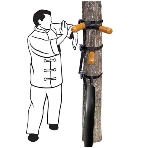 Wing Chun Dummy for Martial Arts Training, Wing Chun Training Dummy, Adjustable Wing Chun Dummy, Portable Seniors Training Practice Wing Chun Dummies, Durable Martial Arts Spring Dummy Piles,Easy Carr