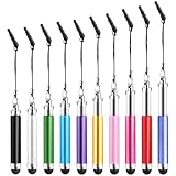 Mélange de matériaux robuste : fabriqués à partir d'un mélange de silicone, polyester, PP et aluminium, les stylos sont durables. La pointe en silicone est douce pour la peau, glisse doucement sur l'écran et permet une saisie précise.