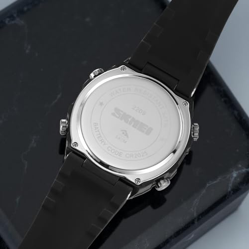 Image of SKMEI Men Watch Compass Pedometer Calories Sport Watch LED Digital Stopwatch Boy Digital Sport Wristwatch