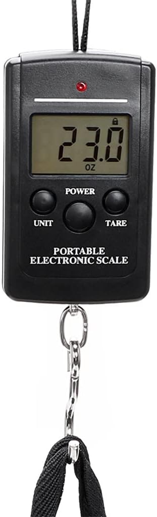 IRDFWH Mini Digital Scale Fishing Luggage Weighting Steelyard Hanging Electronic Hook Kitchen Weight Tool