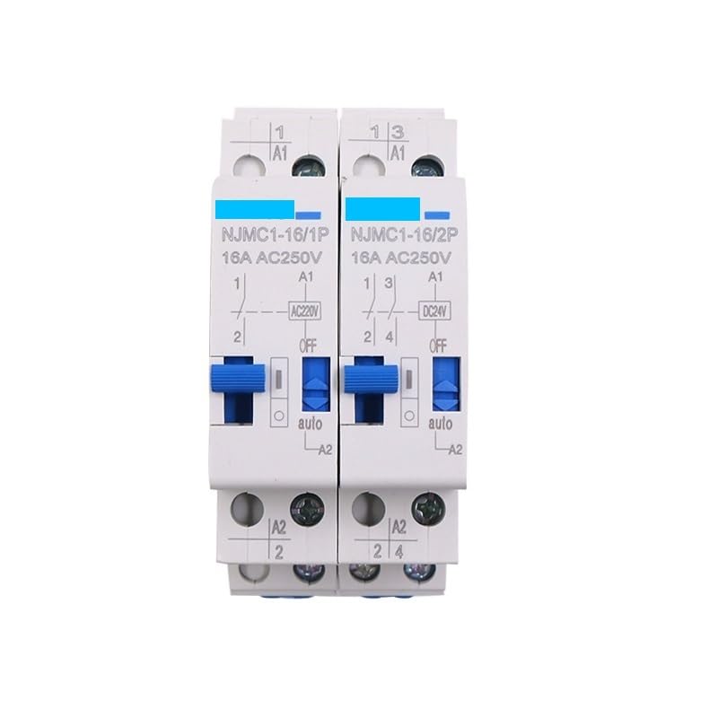 LATEAU Interruttore Magnetotermico Relè a impulsi 1P 2P DC24V AC220V 16A(4P,DC24V)