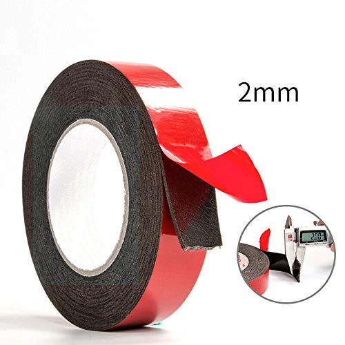 doppelseitiges Schaumstoff-Klebeband, 5 Stück, wasserdicht, für Handy-Display, Kamera-Abdeckung, Auto, Dekorationsstreifen, Papier usw. (Breite 60 mm)
