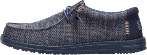 Image of HEYDUDE Men's Wally Stretch Sox Slip-On Loafer, Lightweight, Breathable, with Flex & Fold Outsole