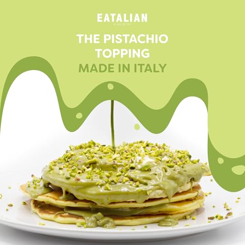 EATALIAN by AMZ BETTER Pistachio Flavoured Topping, Sweet Protein Cream in 17.63 oz/ 500g Squeezer, Made in Italy, Pistachio Sauce Ideal for Decorating Ice Cream, Desserts and Dubai Chocolate - image 2