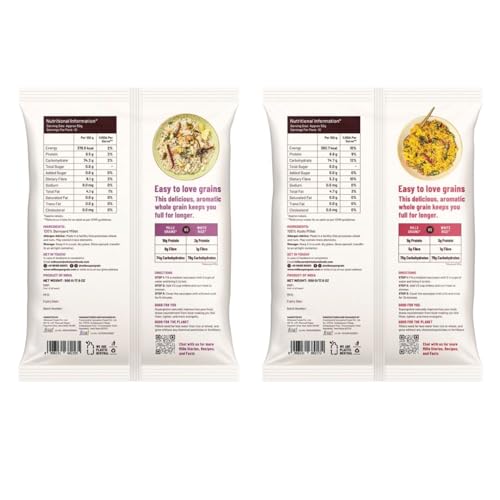 Image of Mille Grains Combo | Foxtail, Little, Kodo and Barnyard Millet | Unpolished, Toasted, No Soaking Required | Ideal for Fasting | Rice Replacement | High Fibre and Plant Protein | Gluten Free | Cooks in 10 minutes, 500 g X 4