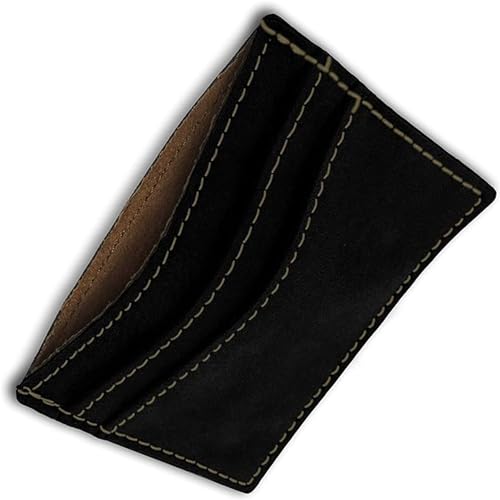 LaserGram MCW Money Clip Wallet, Triceratops Dinosaur, Personalized Engraving Included (Black with Gold)2