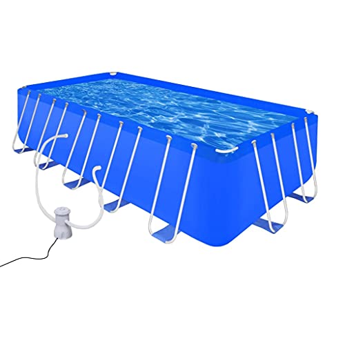 Vidaxl Piscina Con Bomba De Acero 540 X 270 X 122 Cm