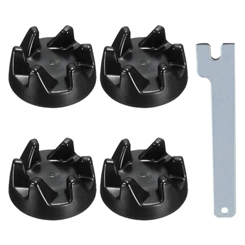 AD-9704230 Acoplador de licuadora con kit de llave de repuesto, compatible con Kitchenaid, controlador KSB5WH KSB5 KSB3 (5 piezas), conjunto de cuchillas, desmontable, fácil de limpiar