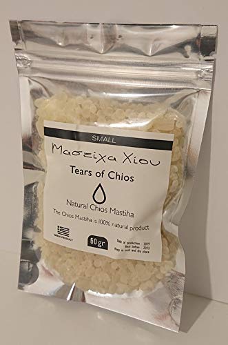 Chios Mastiha Pack 60gr (2.11 oz) Small Tears Gum 100% Natural Mastic Gum