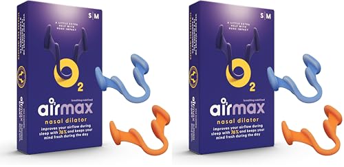 Écarteur nasal Airmax pack d'essai avec dilatateur anti-ronflement taille S et M
