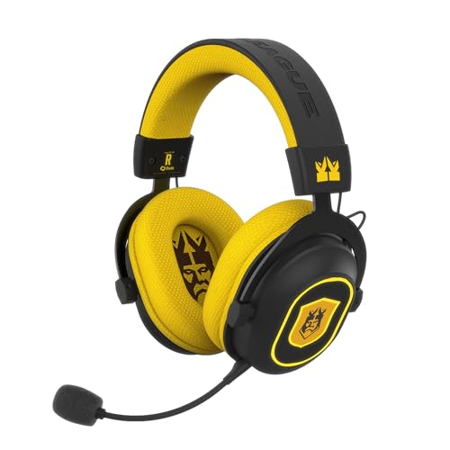 Auriculares gaming inalámbricos sin lag con placas magnéticas intercambiables