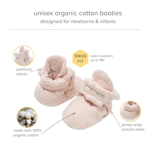 Burt's Bees Baby Newborn Essentials Unisex Organic Cotton Booties3