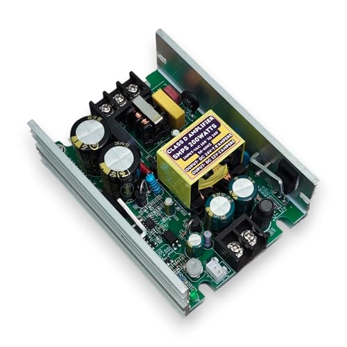 Image of Class D Amplifier 200W SMPS Power Supply AC to DC Dual Output 24V 7.8A + 12V 1A | Switch Mode Power Supply (AC100-240V Input) | Short Circuit & Over Voltage Protection | DJ LED, DIY Projects