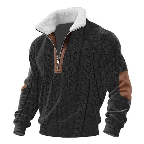 Pull homme polaire col montant zippé idéal randonnée et détente automne