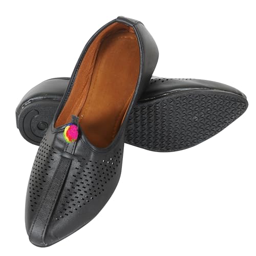 Image of DFR Mens Juttis Ethnic Mojaris | Casual Loafers Juti Shoe for Men