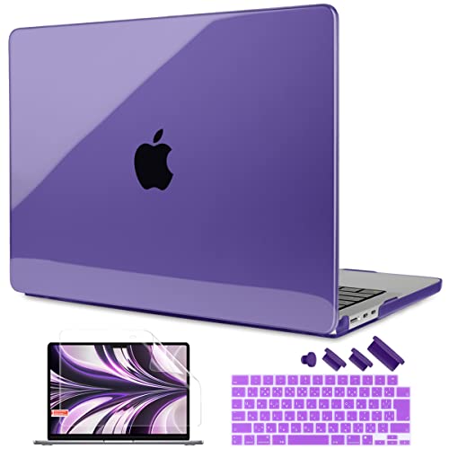TWOLSKOO MacBook Air 13.6 ケース A2681 M2 Chip 2022 発売 対応, 耐衝撃 排熱機能 改良型 マット ハードケース + 液晶保護フィルム + 日本語キーボードカバー MacBook Air 13.6インチ, こう