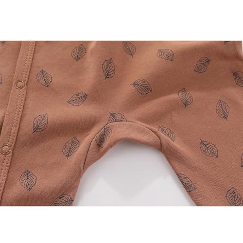 JELYLOVE Baumwolle Langarm Baby Jungen Mädchen Strampler 0-12 Monate Neugeborene Bekleidung 3er-Pack
