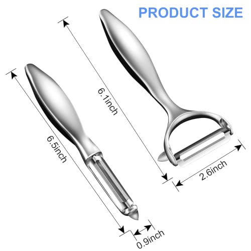 Nilehome Vegetable Peeler, Potato Peelers For Kitchen Apple, Veggie, Fruit, Potatoes, Carrot Peeler Stainless Steel Potato Peeler Hand(2Pcs) #TOP1