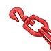 Skidding Tongs – 17-inch Log Grabber with Swivel Hook to Connect with Chain – Logging Tools for Forestry, Timber, and Firewood by Earth Worth (Red)