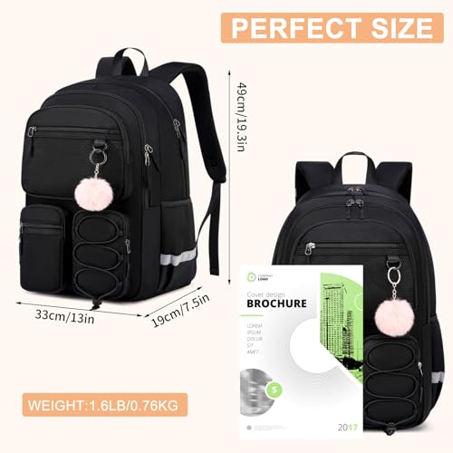 Image of School Backpack for Teen Girls, Cute College Back Pack Women, Kids Backpack