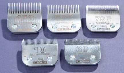 Andis 90th Anniversary Clipper Blade Pack for Pets, 5-Piece