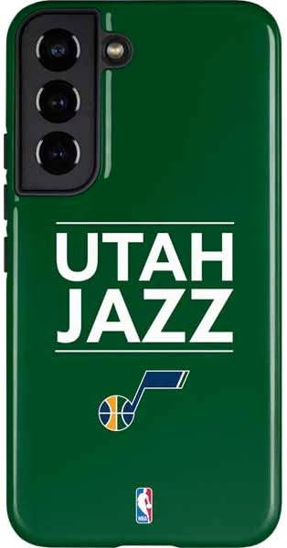Skinit Pro Phone Case Compatible with Galaxy S22 - Officially Licensed NBA Utah Jazz Marble Design