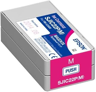 Genuine SJIC22P (M) Magenta Pigment Ink Cartridge for TM-C3500 C33S020582