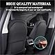 Ywooon Schutzbezug für Tesla Model Y Model 3 Model S Model X, Leder Sitzschoner Kinder seat Kick Protector Sitzschoner Kindersitz Rückenlehne Sitzbezug, Schwarz