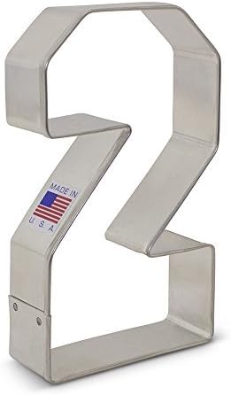 Ann Clark Cookie Cutters Large Number 2 #2 Cookie Cutter, 10.8 cm