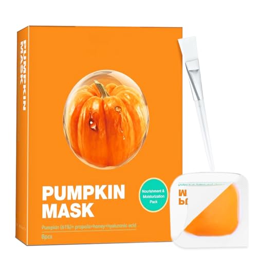 Zombie Mask, Washable Face Mask, Zombie Facial Mask, Firming Skin Wash Off Face Mask, Moisturising Face Mask for Repair Smooth Skin (Pumpkin)