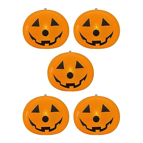 Balão De Led Halloween - Kit 5 Unidades