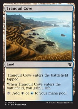 Magic The Gathering - Tranquil Cove (246/269) - Khans of Tarkir