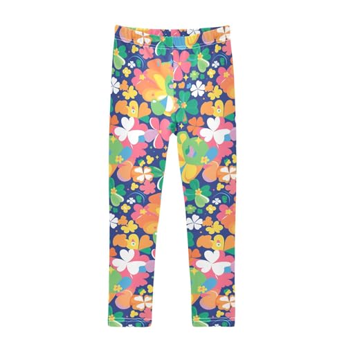 KLL Happy St Toddler Girl Legging Stretch Full Length Lounge Pants Exercise