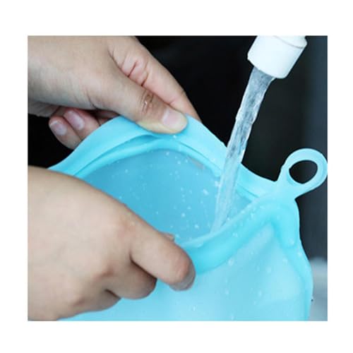 Bolsas de silicona reutilizables para alimentos y congelador compactas 8