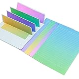 QingLanJian Creative Graduated Color Writing Paper and Envelopes Stationery Sets-16 Sheets Letter Paper and 8pcs Envelopes