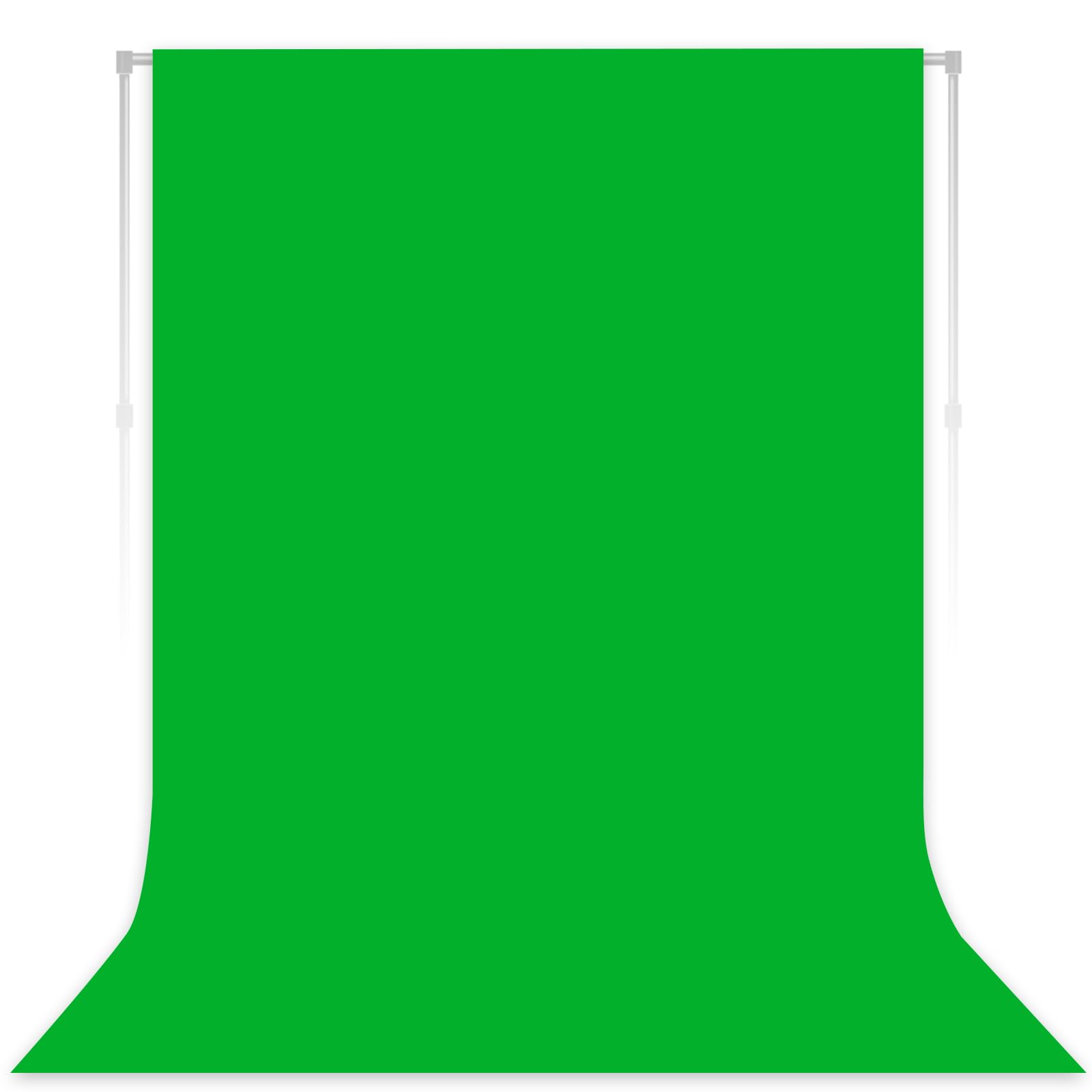 Green Screen Key Backdrop, Polyester, 5X7 FT, Photography Background, Machine Washable, Green, LY166
