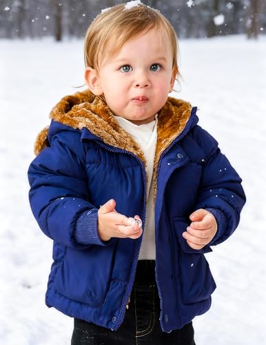 Image of BFUSTYLE Baby Coat 6M-5T Winter Clothes Toddler Boy Girl Jacket with Hood