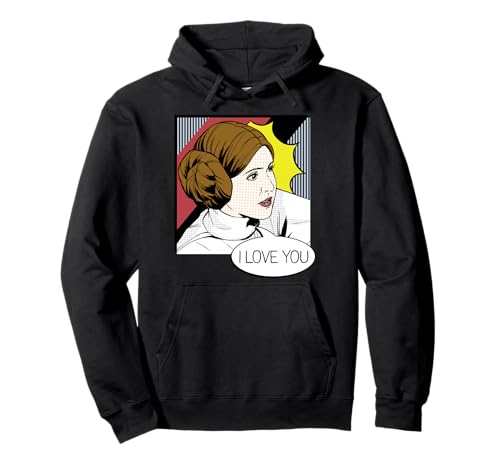 Sweat à capuche Star Wars Leia cadeau idéal pour couple geek pop art