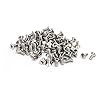 X-DREE M2x5mm 304 roestvrijstalen driehoekige scoket platte kop sabotagebestendige schroeven 80st(M2x5mm 304 Acero…
