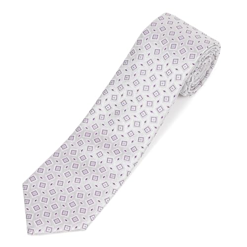 [Giorgio Armani] ジョルジオ アルマーニ ネクタイ プレゼント GA022 (GA022-12 シルバー×パープル 1P921-00470) [並行輸入品]