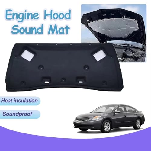 Tapis de sol isolant pour Nissan Altima L32 2007-2012 capot avant - 3