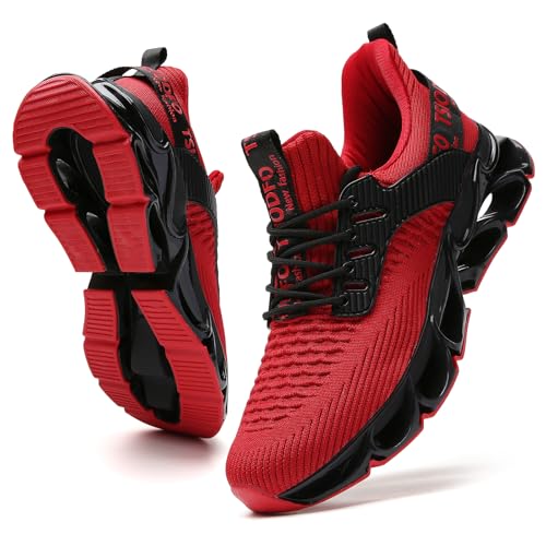Image of TSIODFO Men Running Shoes Athletic Walking Sneakers