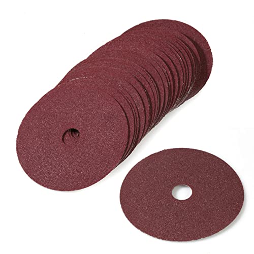 SPEEDWOX 25pcs 80�O���b�g�_���A���~�j�E�������t�@�C�o�[�T���f�B���O����уO���C���_�[�f�B�X�N�A�A���O���O���C���_�[�p��4�C���`x5 / 8�C���`�Z���^�[�z�[�������f�B�X�N