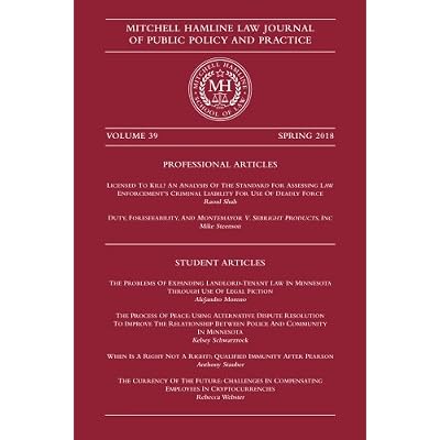 Mitchell Hamline Law Journal of Public Policy and Practice