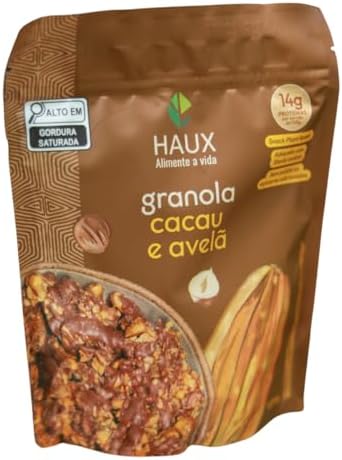 Granola Proteica Cacau e Avela 230g Sem Açucar