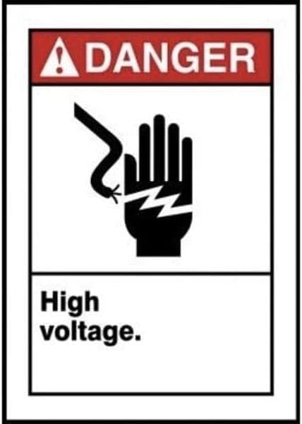 OSHA DANGER SAFETY SIGN BATTERY, Mfr: MELC149XL-A