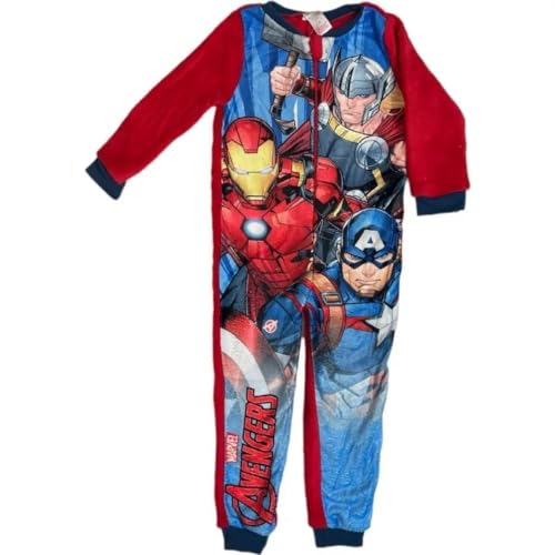arlis Grenouillères Avengers - Pyjama Combinaison Avengers (FR/ES, Âge, 5 Ans, Taille Normale, Pyjama Combinaison Avengers-A)